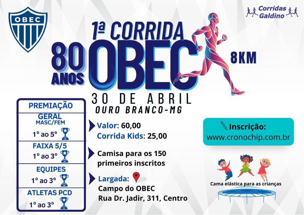 Imagem 1ª CORRIDA DO OBEC 80 ANOS - 2023