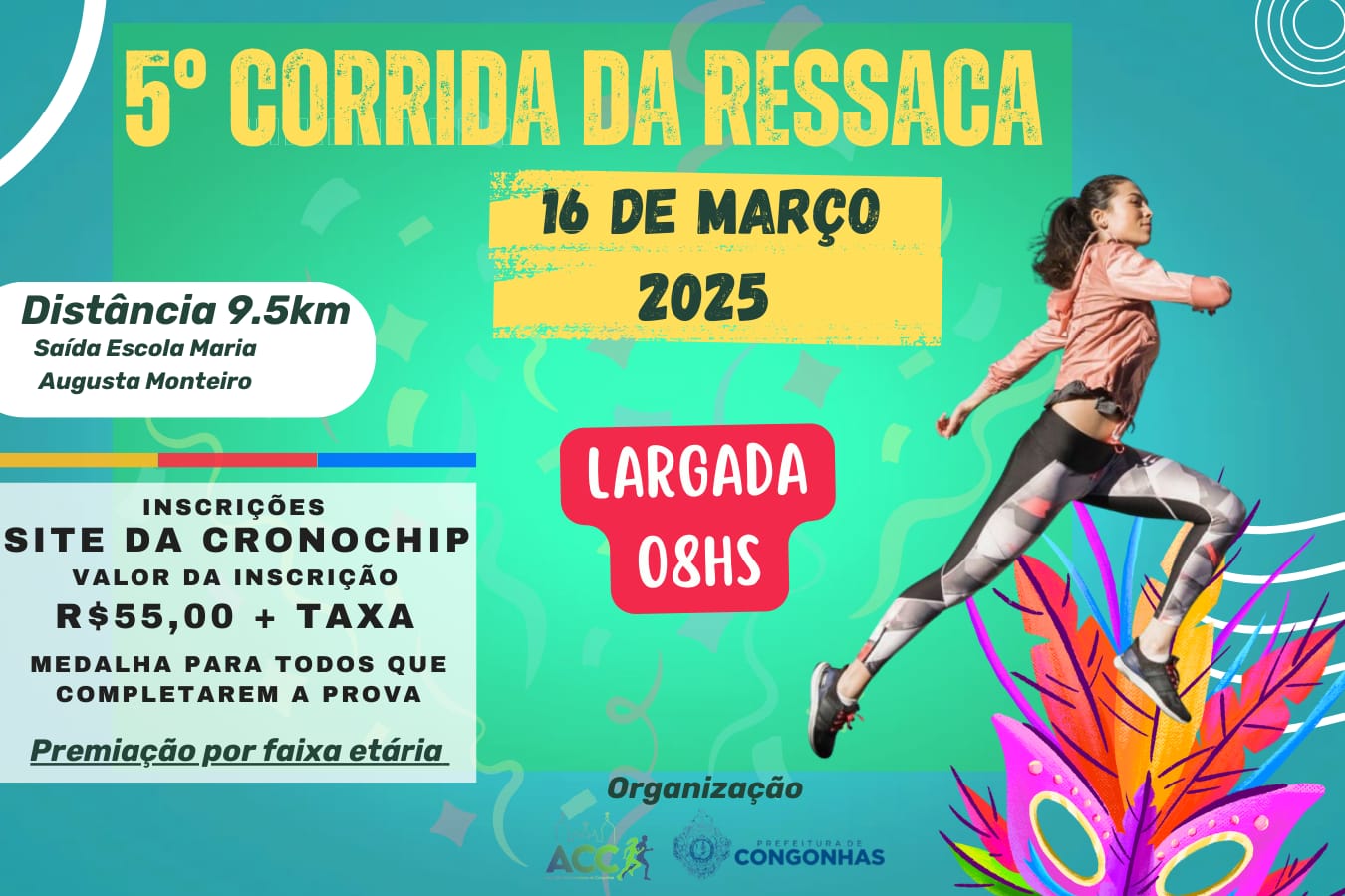 Imagem 5ª CORRIDA DA RESSACA DE CONGONHAS - 2025
