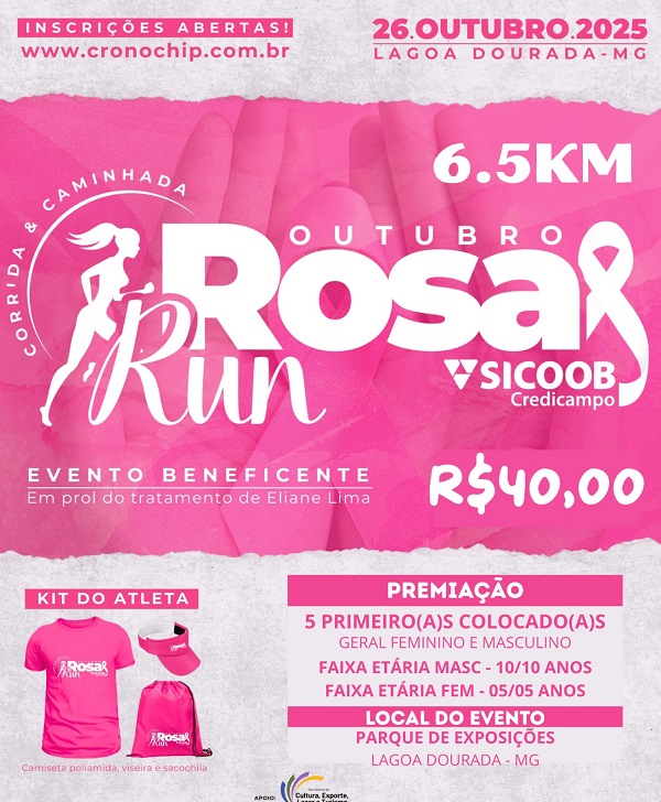 Imagem CORRIDA OUTUBRO ROSA SICOOB