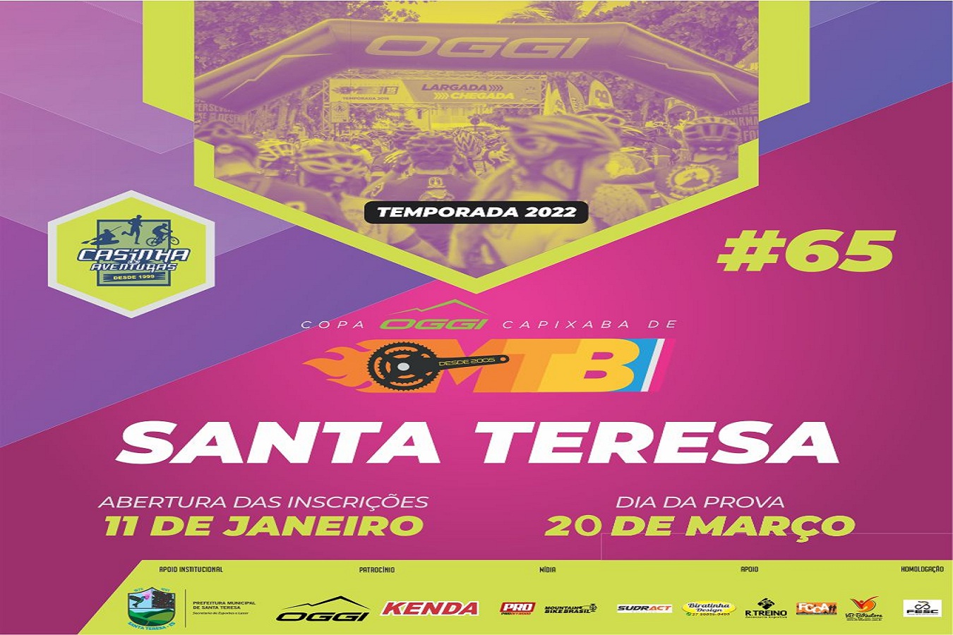 Imagem COPA OGGI CAPIXABA MTB 2022 - SANTA TERESA