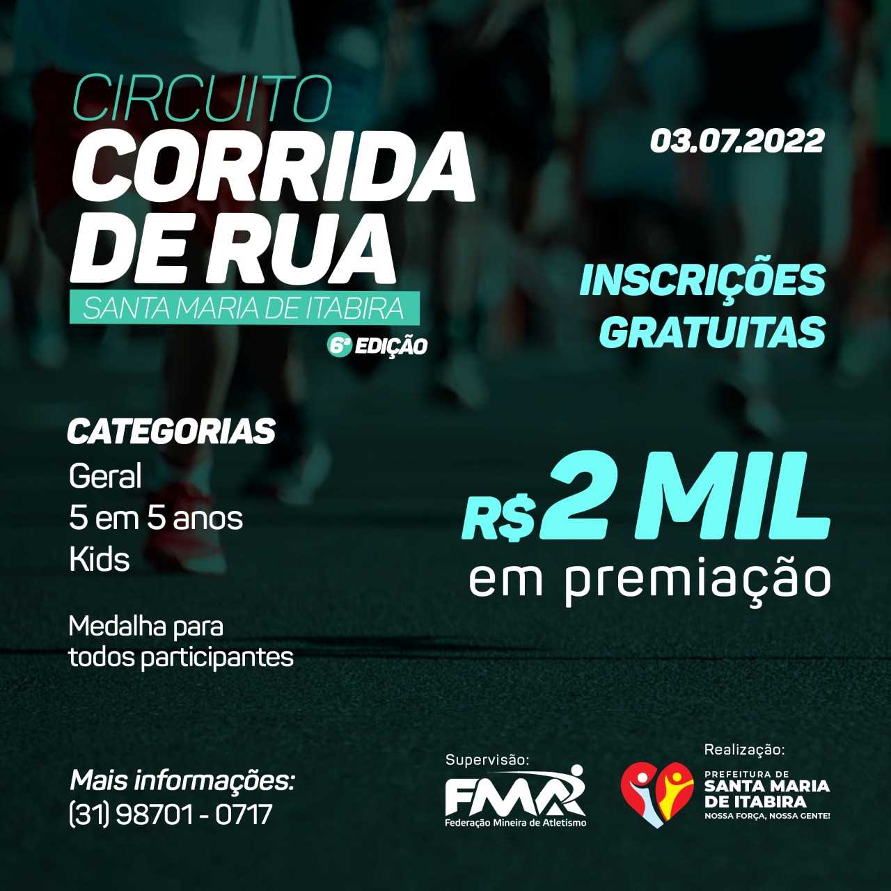 Imagem Circuito Santa-Mariense de Corrida de Rua