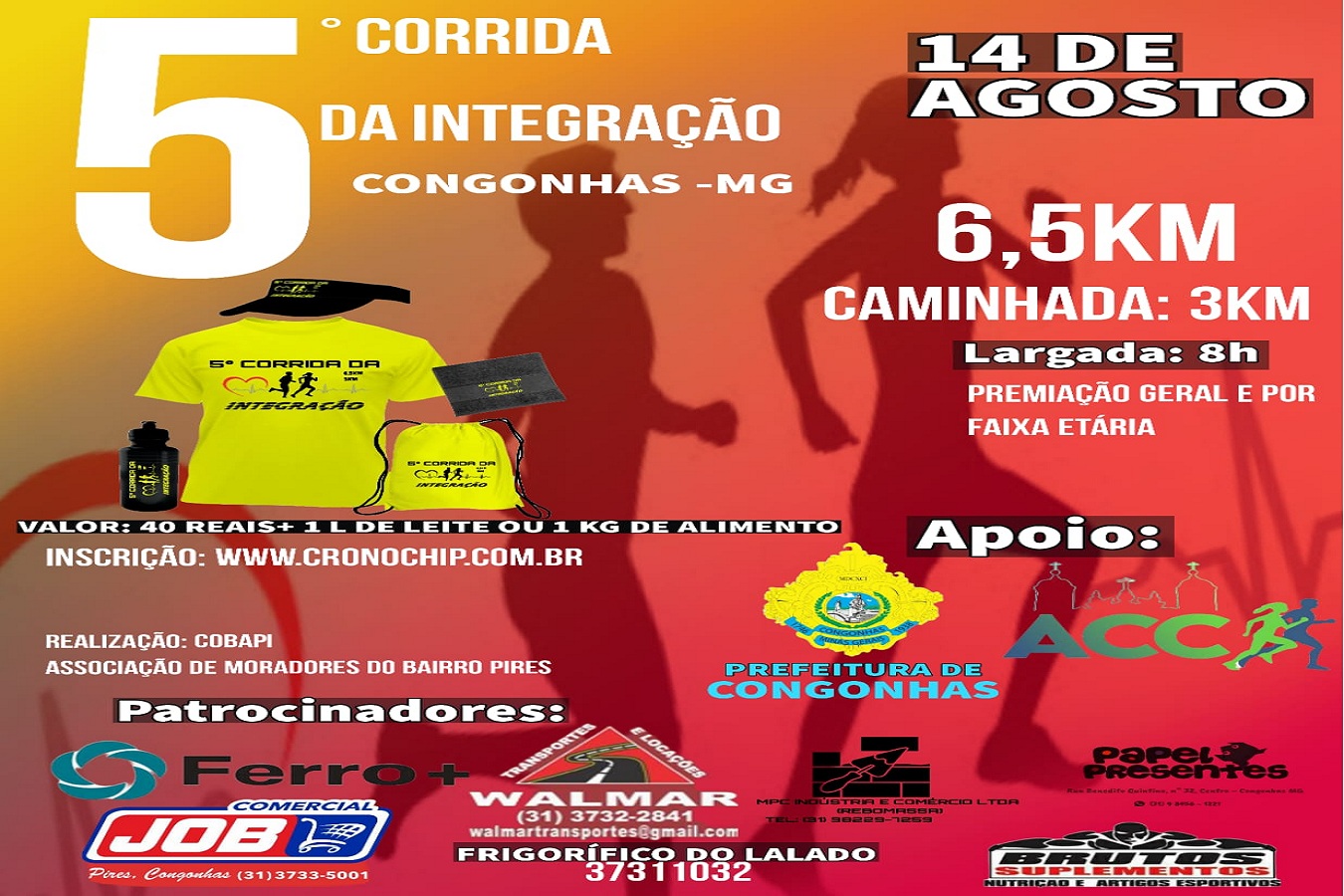 Imagem 5ª CORRIDA DA INTEGRAÇÃO - CONGONHAS