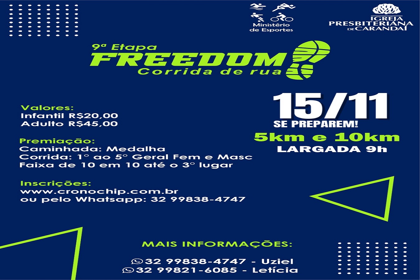 Imagem 9ª ETAPA FREEDOM DE CORRIDA DE RUA - 2023