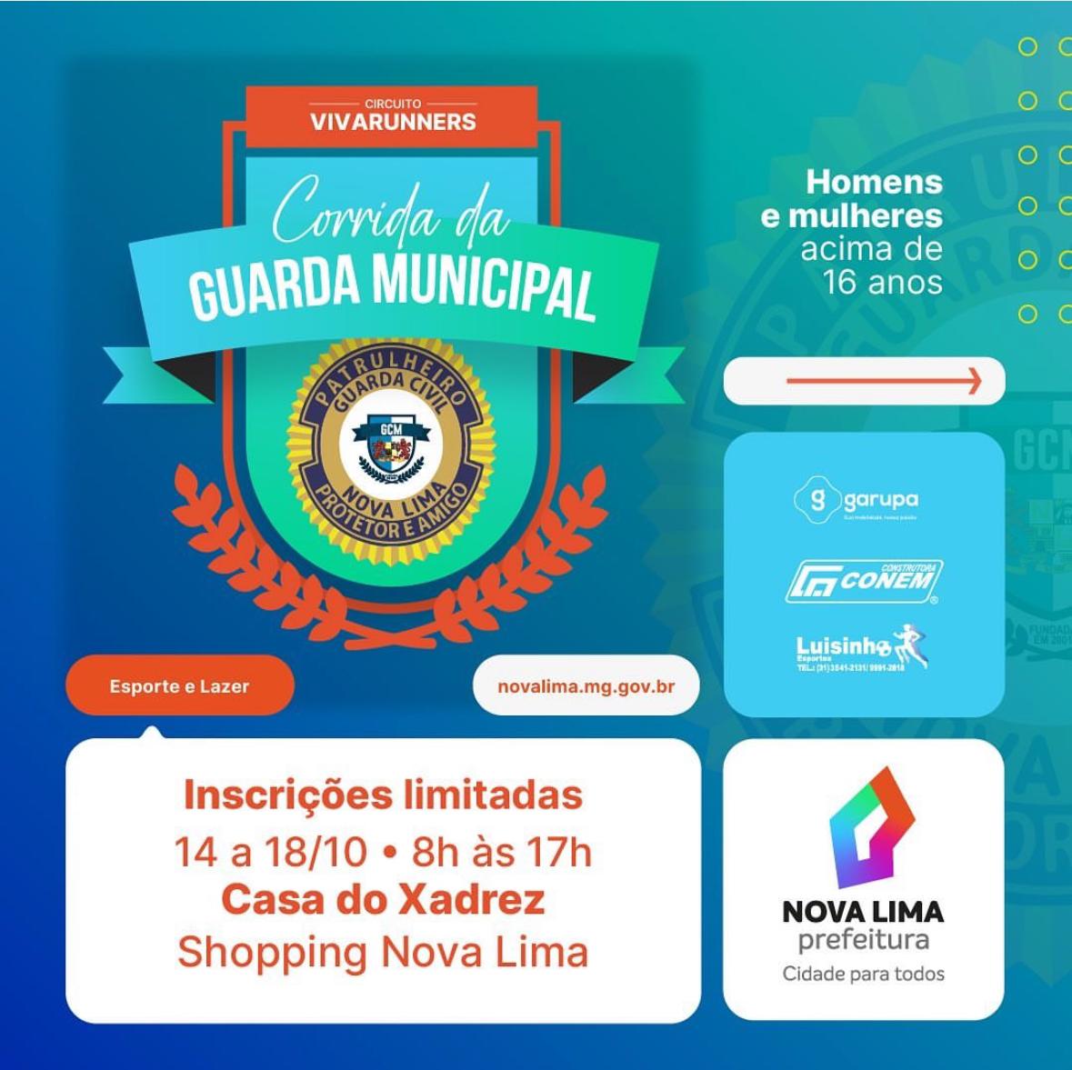Imagem CORRIDA DA GUARDA MUNICIPAL DE NOVA LIMA - 2024