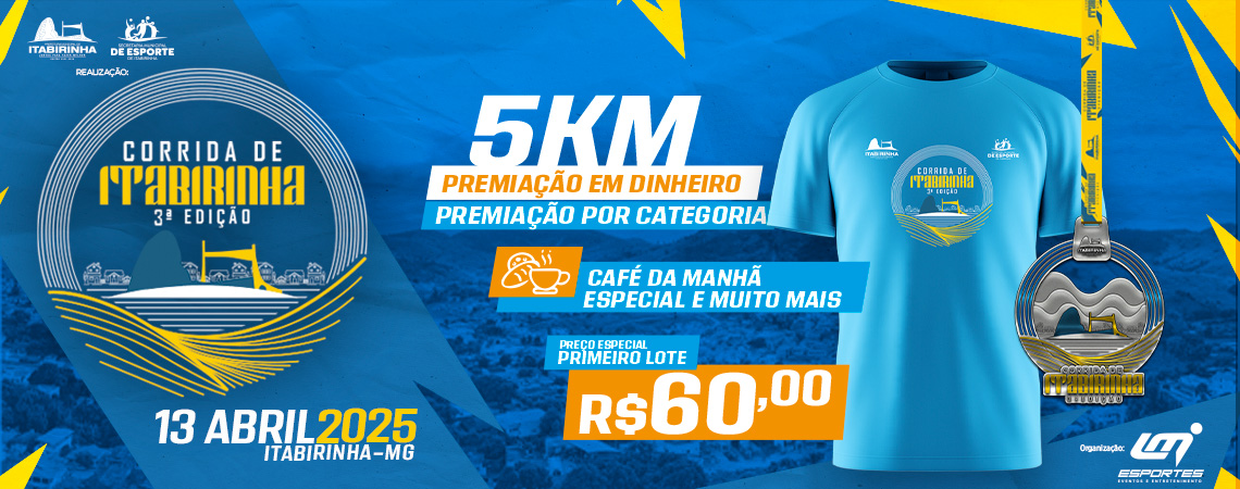 Imagem 3ª CORRIDA RÚSTICA DE ITABIRINHA - 2025