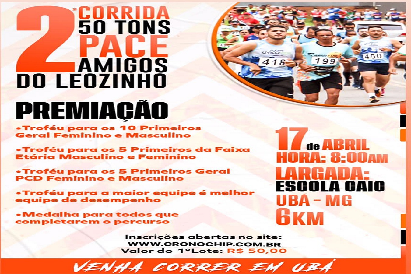 Imagem 2° CORRIDA 50 TONS DE PACE AMIGOS DO LEOZINHO