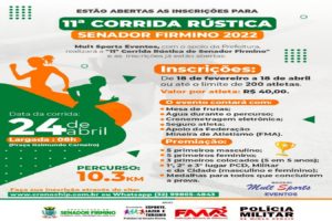 Imagem 11ª CORRIDA RÚSTICA DE SENADOR FIRMINO