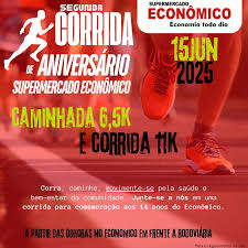Imagem 2ª CORRIDA DE ANIVERSÁRIO SUPERMERCADO ECONÔMICO