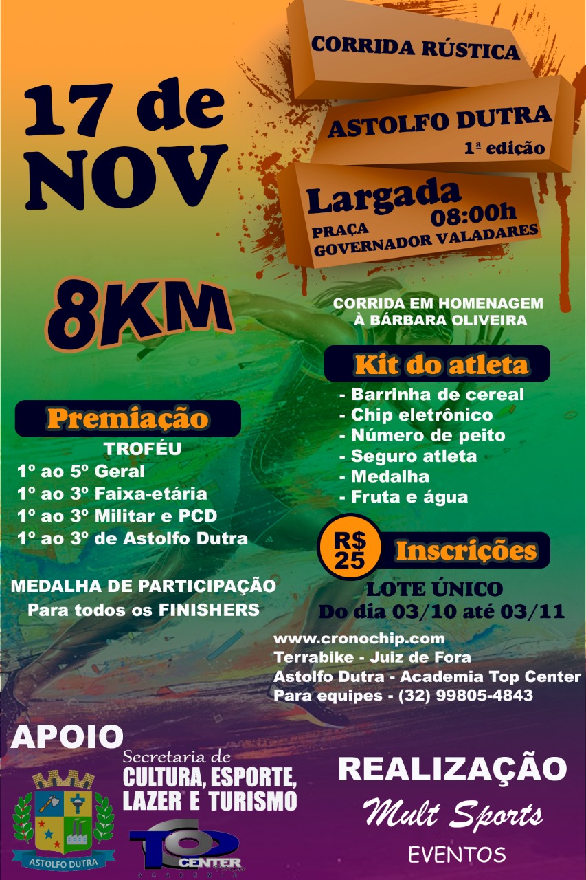 Imagem 1ª CORRIDA RÚSTICA DE ASTOLFO DUTRA