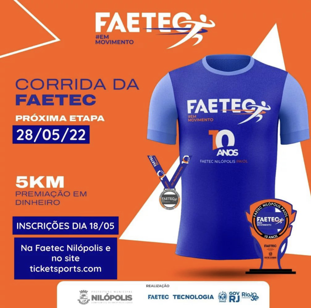 Imagem FAETEC EM MOVIMENTO - NILÓPOLIS 2022