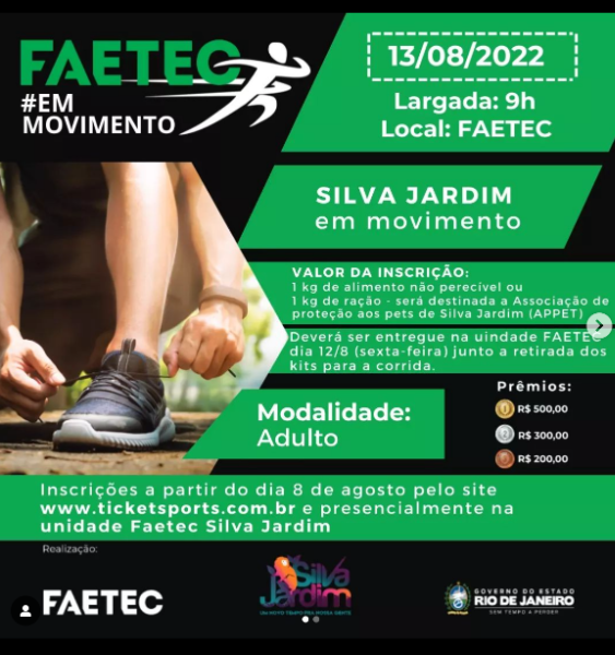 Imagem FAETEC EM MOVIMENTO - SILVA JARDIM