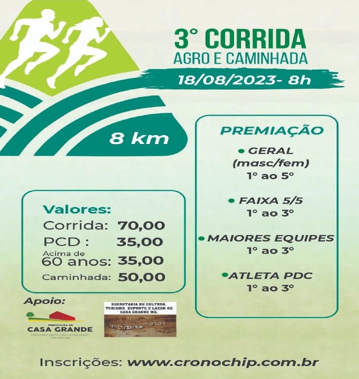 Imagem 3ª CORRIDA AGRO - CASA GRANDE