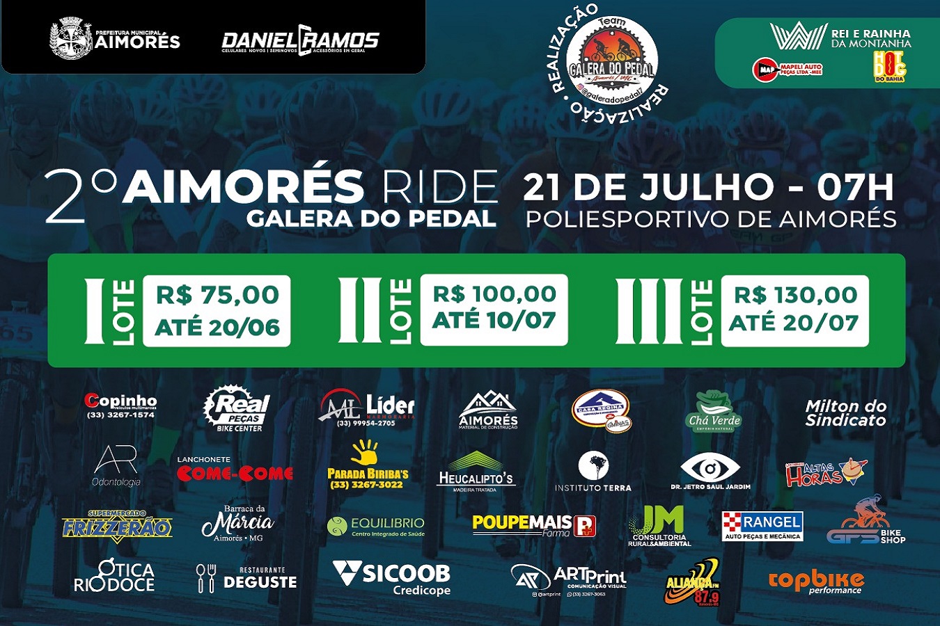 Imagem 2° AIMORÉS RIDE GALERA DO PEDAL- 2024