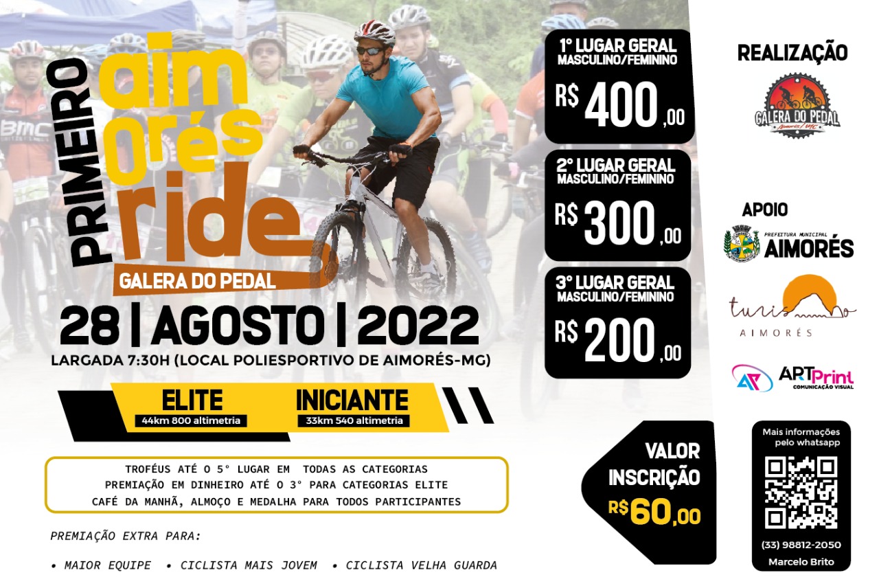 Imagem 1º AIMORÉS RIDE GALERA DO PEDAL - 2022
