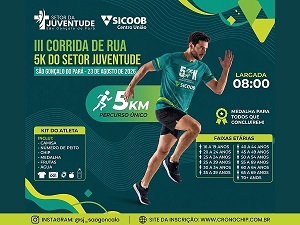 Imagem 3ª CORRIDA DE RUA 5K DO SETOR DA JUVENTUDE - SGP