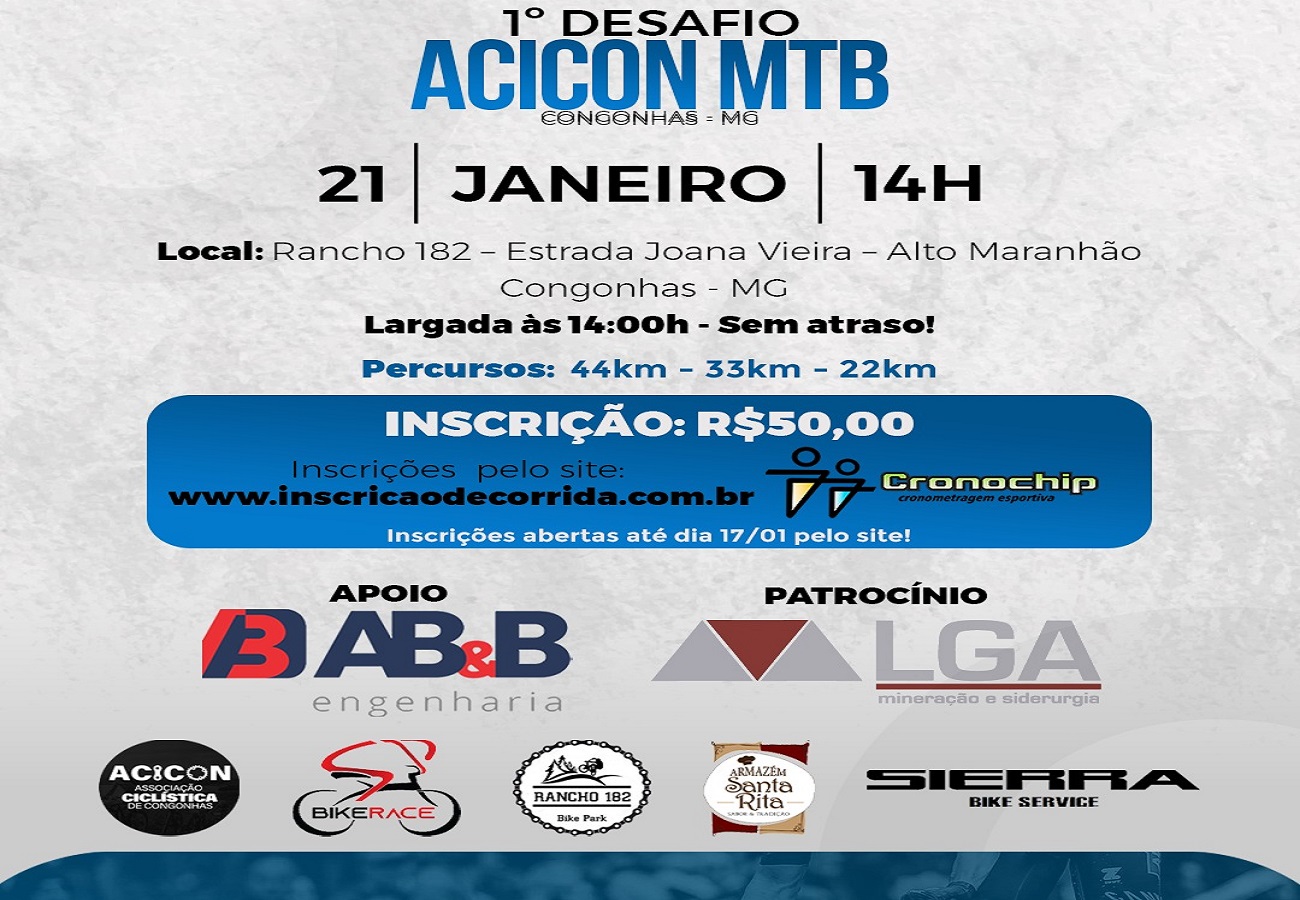 Imagem 1º DESAFIO ACICON - 2023