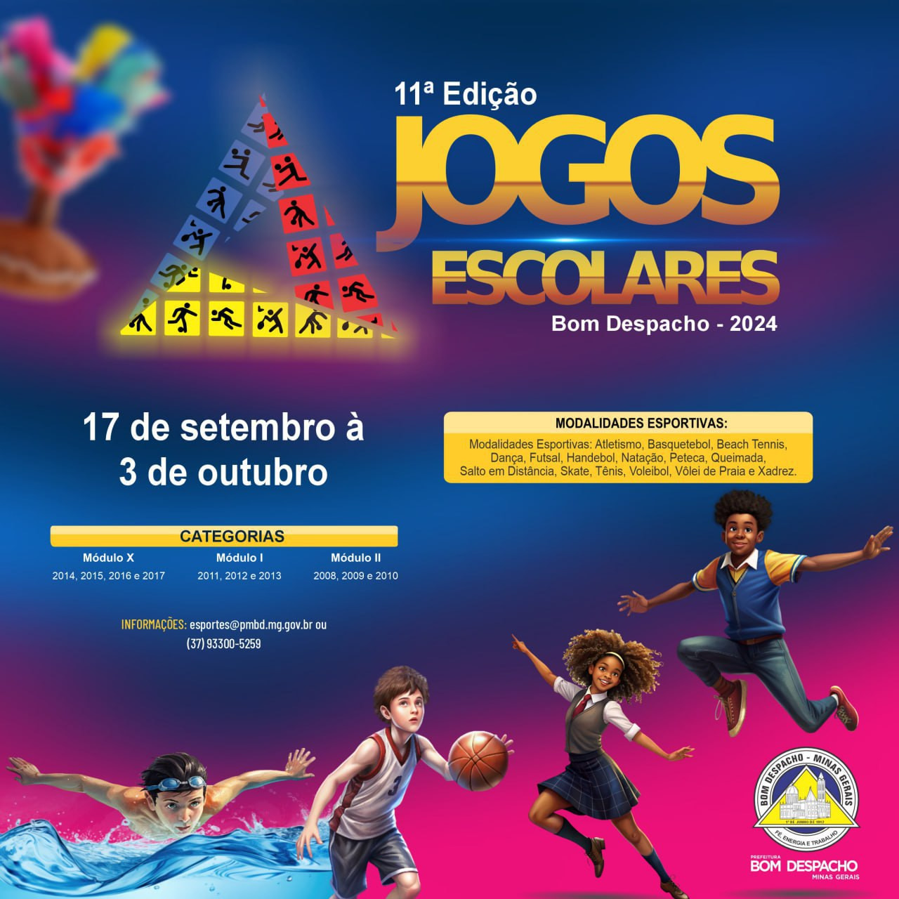 Imagem 11º JOGOS ESCOLARES DE BOM DESPACHO - 2024