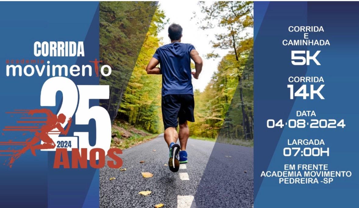 Imagem CORRIDA 25 ANOS ACADEMIA MOVIMENTO - 2024