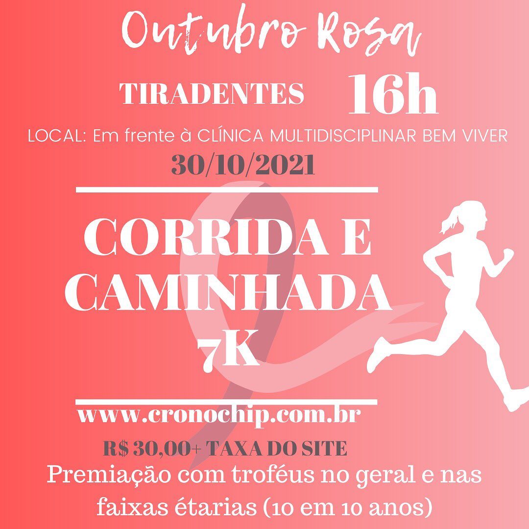 Imagem 1ª CORRIDA E CAMINHADA OUTUBRO ROSA