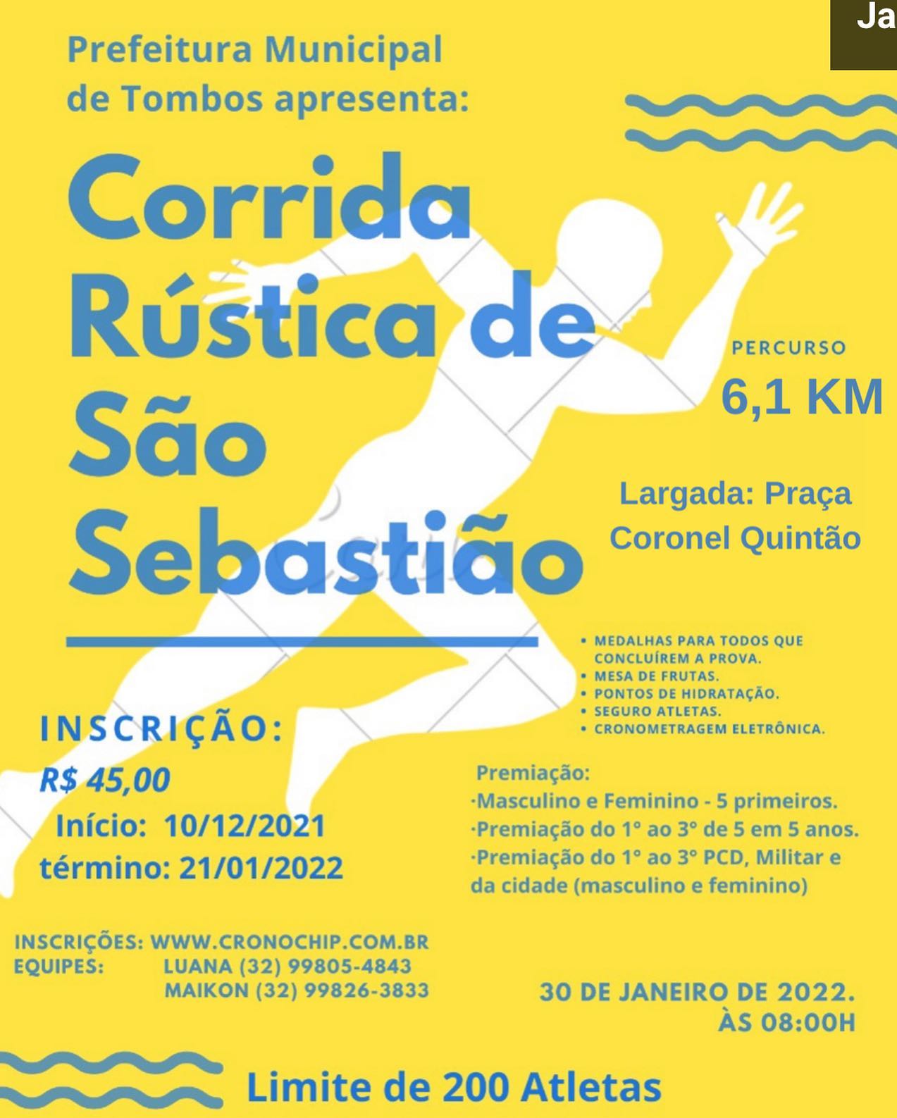 Imagem CORRIDA RÚSTICA DE SÃO SEBASTIÃO