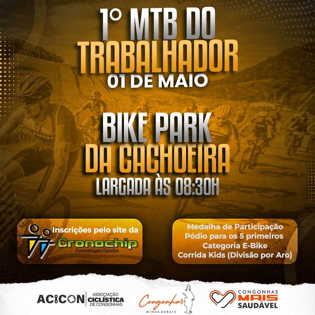 Imagem 1° MTB XCO DO TRABALHADOR DE CONGONHAS - 2025