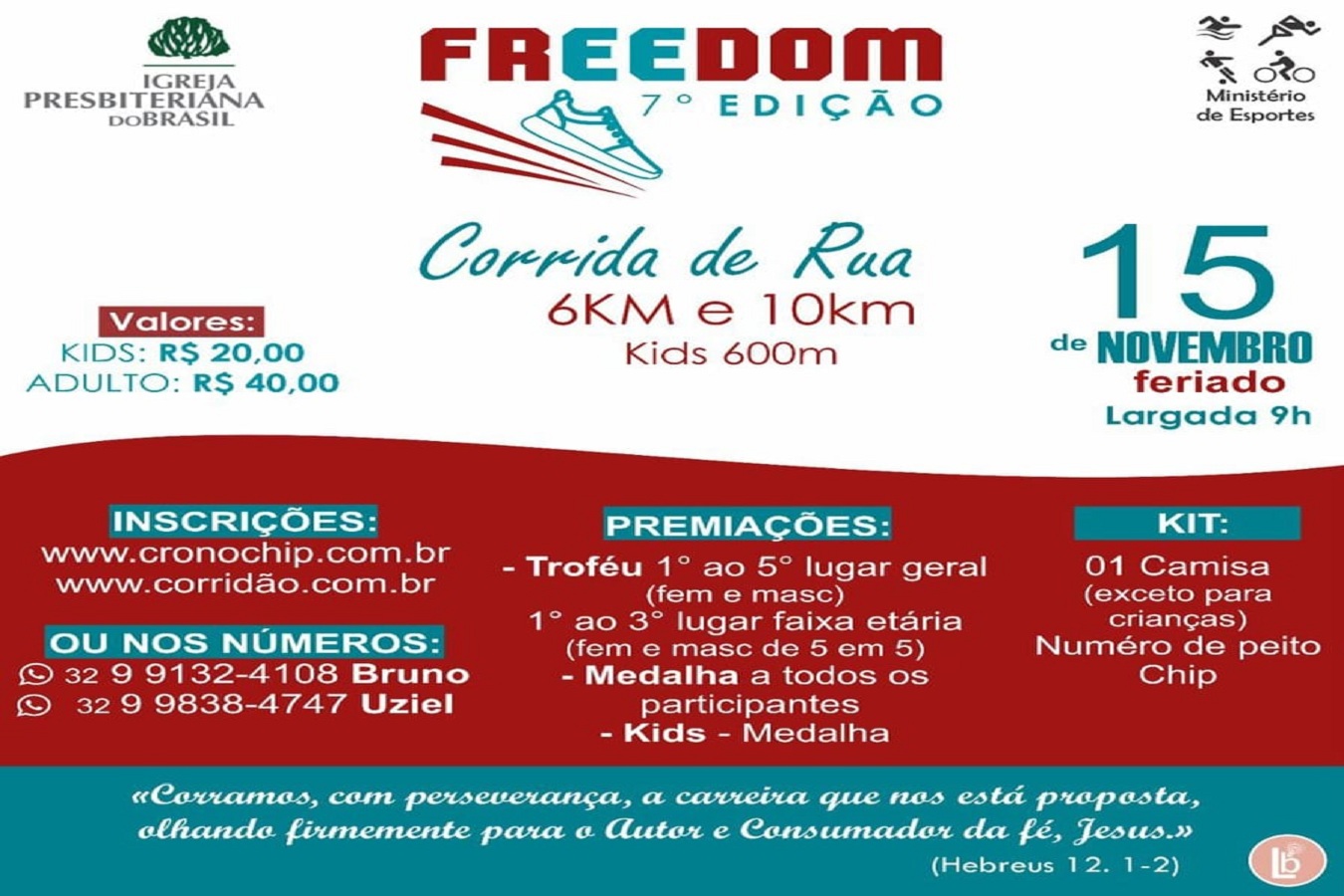 Imagem 7ª ETAPA FREEDOM DE CORRIDA DE RUA