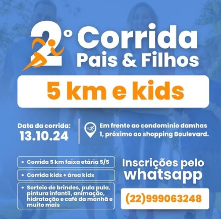 Imagem 2ª CORRIDA PAIS E FILHOS - 2024