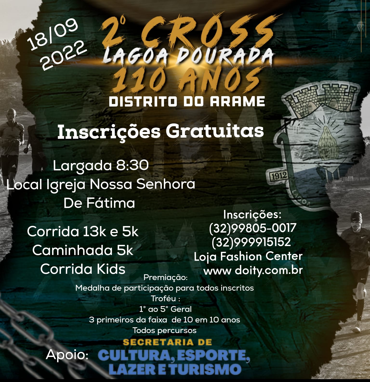 Imagem 2° CROSS 110 ANOS LAGOA DOURADA