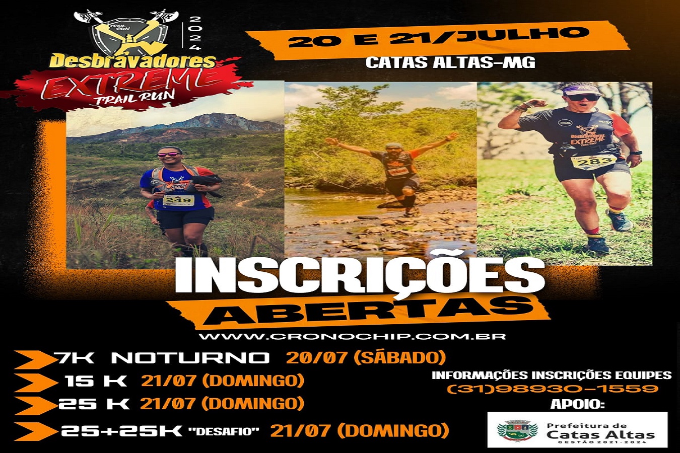 Imagem DESBRAVADORES TRAIL RUN - NIGHT RUN - ETAPA MAQUINÉ