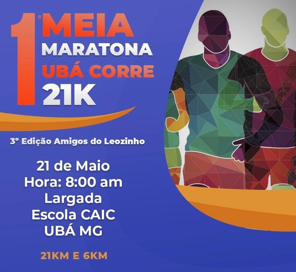 Imagem 1ª MEIA MARATONA UBÁ CORRE 21 K