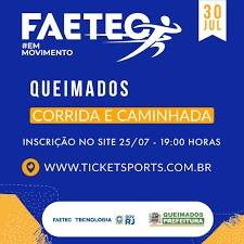 Imagem FAETEC EM MOVIMENTO - ETAPA QUEIMADOS