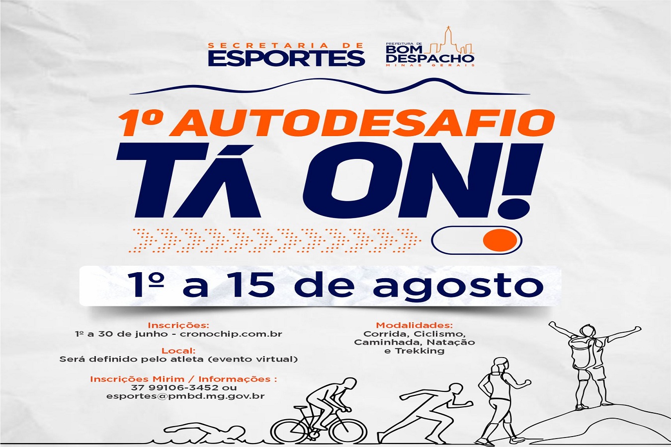 Imagem 1º AUTODESAFIO – TÁ ON – BOM DESPACHO